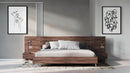 Nova Domus Brooklyn Italian Modern Walnut Bed