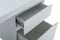 Modrest Carson Modern White & Stainless Steel Desk