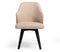 A&X Caligari Modern Beige Fabric Dining Chair (Set of 2)
