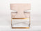 Modrest Calvo Modern Off-White Velvet & Brass Dining Chair