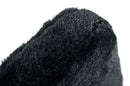 Candace - Modern Black Faux Fur Dining Chair (Set of 2)