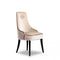 A&X Talin Modern Off-White Velour Dining Chair