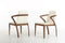 Modrest Falcon Modern Walnut and Cream Dining Chair