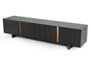 Modrest Chadwick Modern Ebony & Rosegold TV Stand