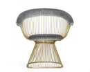 Modrest Chandler - Modern Velvet & Gold Dining Chair