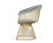 Modrest Chandler - Modern Velvet & Gold Dining Chair