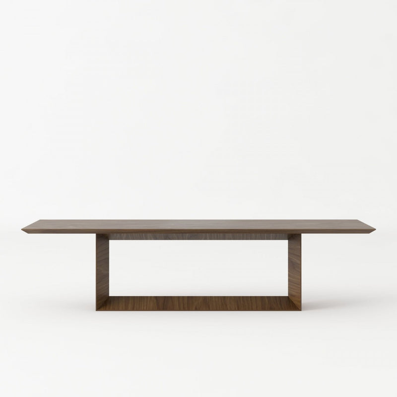 Modrest Channa - Modern Walnut Dining Table