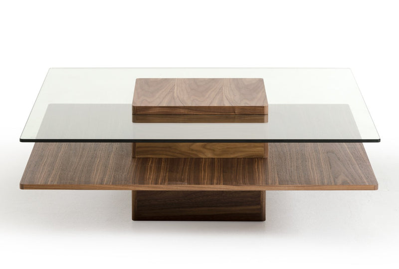 Modrest Clarion Modern Glass Coffee Table