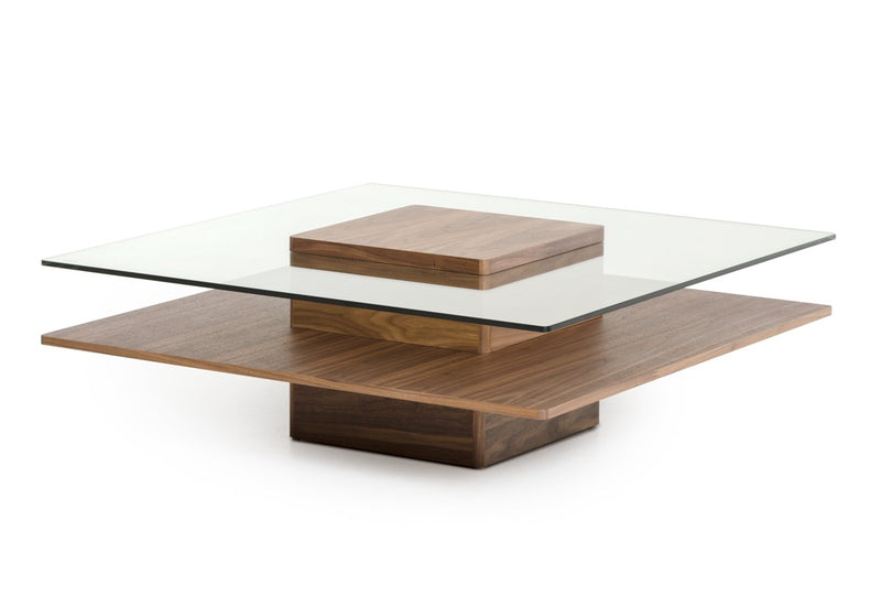 Modrest Clarion Modern Glass Coffee Table