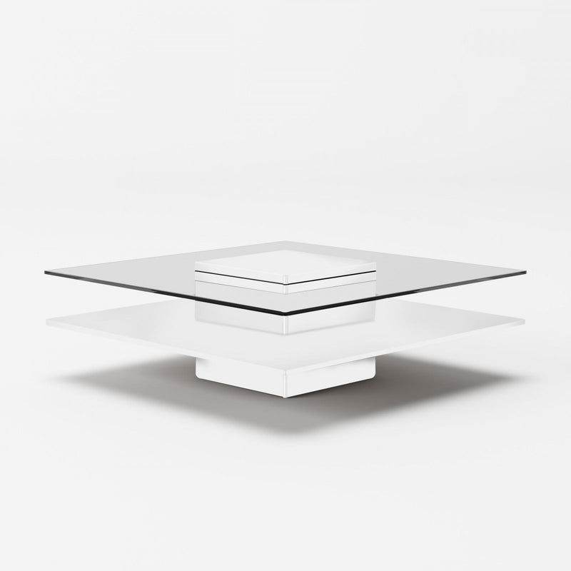 Modrest Clarion Modern Glass Coffee Table