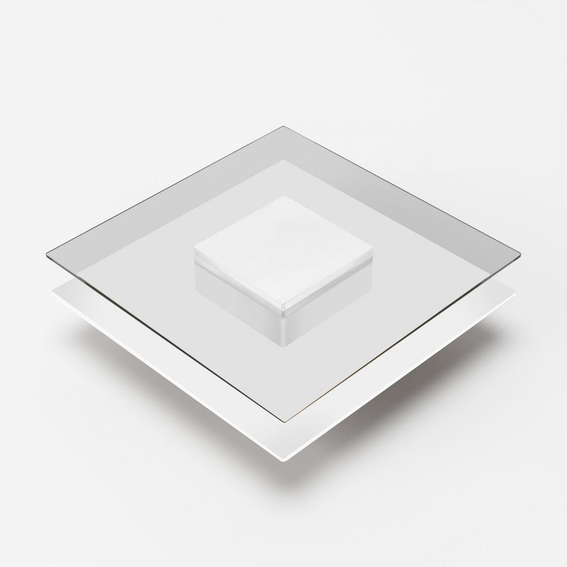 Modrest Clarion Modern Glass Coffee Table