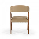 Modrest Clive Modern Taupe & Walnut Dining Chair