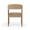 Modrest Clive Modern Taupe & Walnut Dining Chair