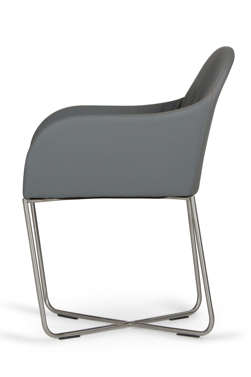Modrest Sweeny Modern Grey Dining Chair