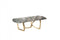 Modrest Colton - Modern Brown & Gold Dining Table