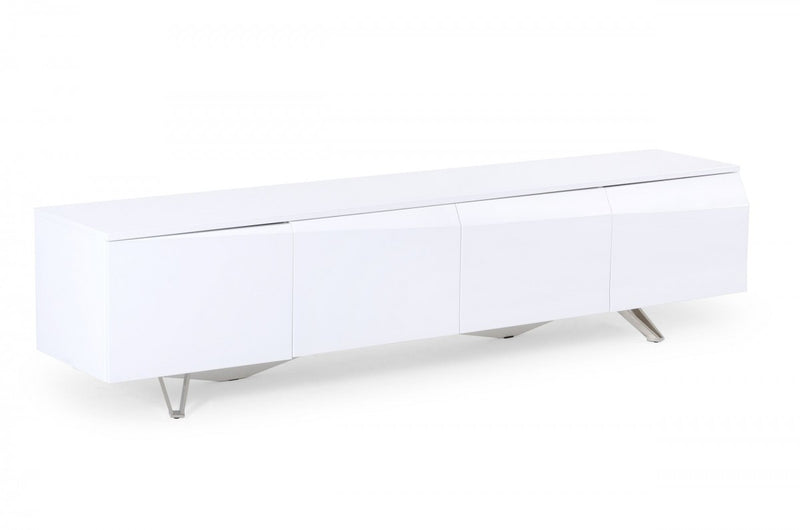 Modrest Columbia - Modern White TV Stand