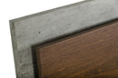 Nova Domus Conner Modern Dark Walnut & Faux Concrete Bed