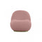 Modrest Crestone - Modern Pink Sherpa Accent Chair