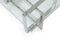 Modrest Valiant Modern Glass & Stainless Steel Coffee Table  by Hollywood Glam