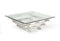 Modrest Upton Modern Square Glass Coffee Table  by Hollywood Glam