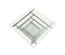 Modrest Upton Modern Square Glass Coffee Table  by Hollywood Glam