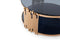 Modrest Bryce Modern Smoked Glass & Rosegold Round Coffee Table