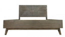 Modrest Daisy Mid-Century Dark Acacia Bed
