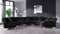Divani Casa Darla - Modern Velvet Curved Sectional Sofa