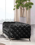 Divani Casa Delilah Modern Fabric Loveseat