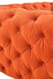 Divani Casa Delilah - Modern Orange Fabric Chair  by Hollywood Glam