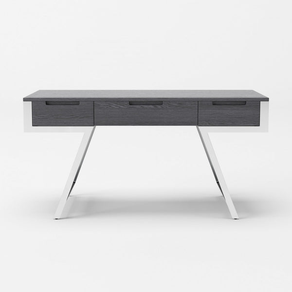 Modrest Dessart - Modern Elm Grey Office Desk