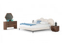 Modrest Destiny - Contemporary White Sherpa Bubble Bed