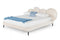 Modrest Destiny - Contemporary White Sherpa Bubble Bed