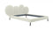 Modrest Destiny - Contemporary White Sherpa Bubble Bed