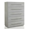 Destination Five Drawer Chest in Cotton Grey
