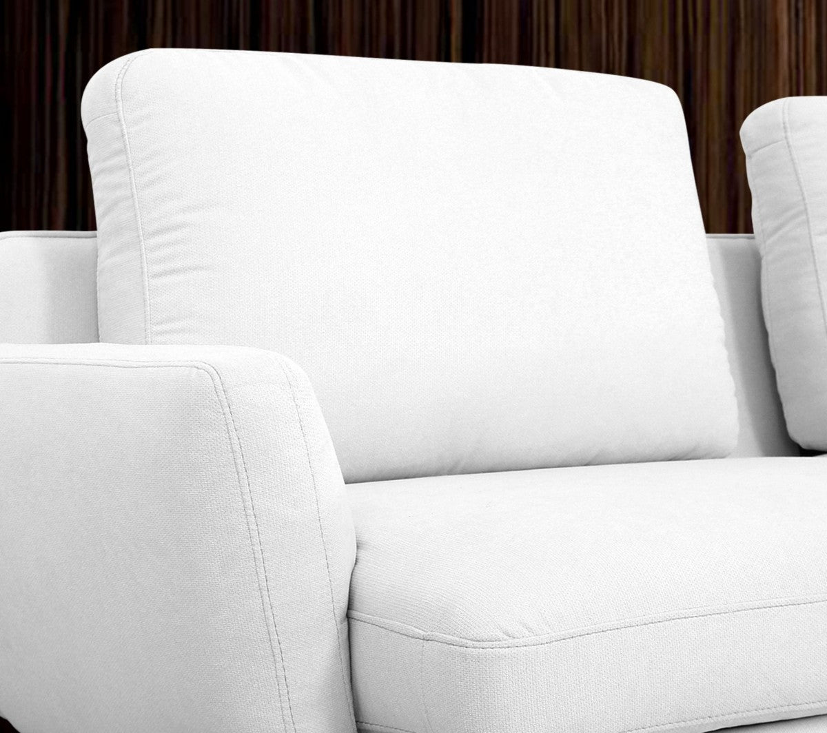 Divani Casa Dolly Modern - Off White Fabric Sofa  by Hollywood Glam