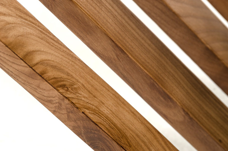 Modrest Draper Contemporary Walnut & Glass Dining Table