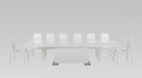 Modrest Bono "T" - Modern White Dining Table