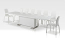 Modrest Bono "T" - Modern White Dining Table
