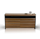 Modrest Rondo Modern Bed with Nightstands