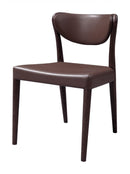 Union - Modern Brown Oak Dining Chair (Set of 2)