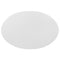 Lippa 42" Oval-Shaped Wood Top Coffee Table in White
