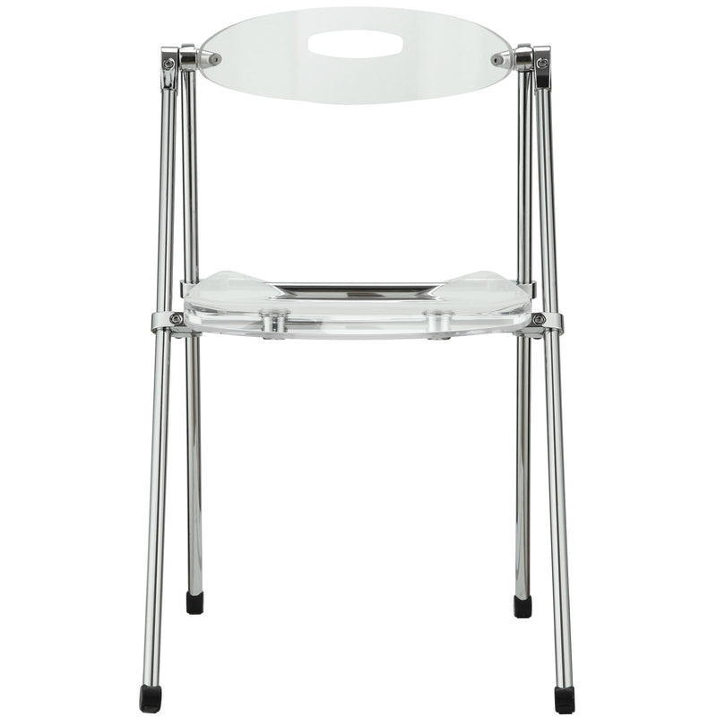 Telescope Folding Chair in Clear