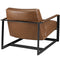 Seg Vegan Leather Accent Chair