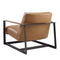 Seg Vegan Leather Accent Chair