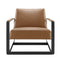 Seg Vegan Leather Accent Chair