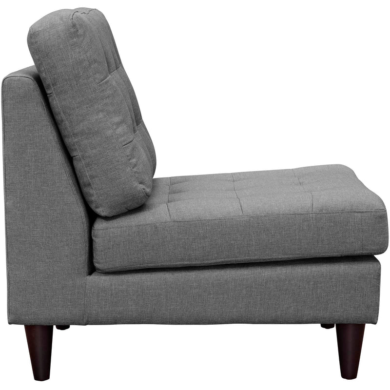 Empress Upholstered Fabric Lounge Chair