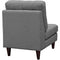Empress Upholstered Fabric Lounge Chair