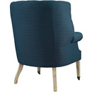 Chart Upholstered Fabric Lounge Chair
