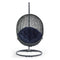 Hide Outdoor Gray Patio Swing Chair With Stand